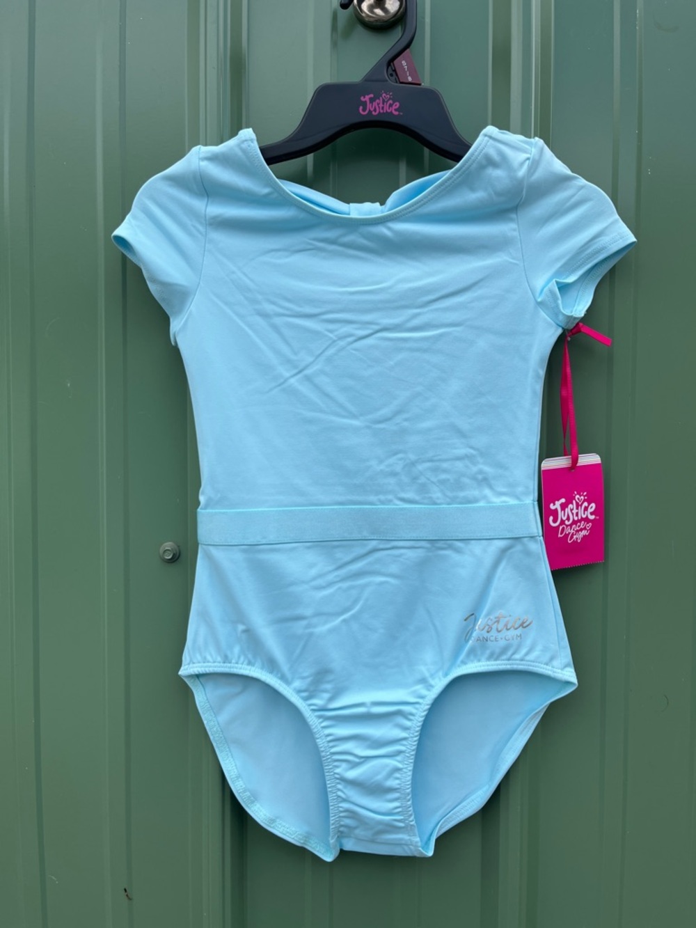 Justice Capsleeve Ballet Leotards With Ribbon Size S 7/8